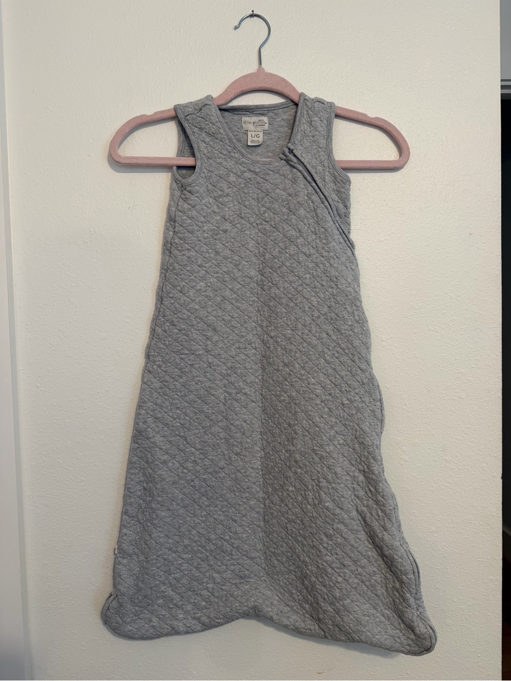 Carter's Quilted Sleeveless Gray Kids Dress